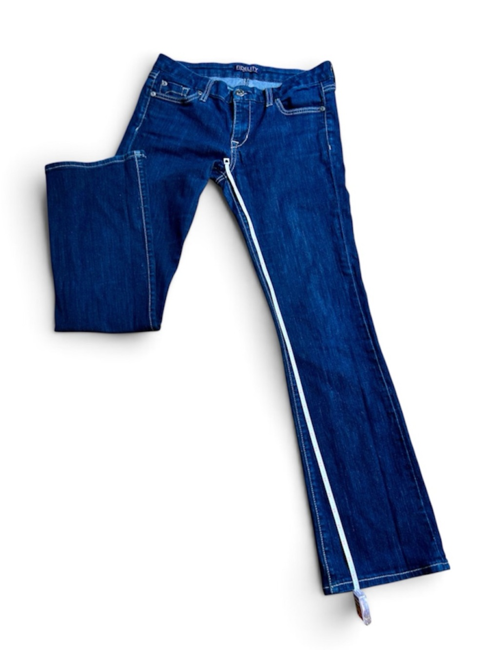 Fidelity Denim Women's Brooklyn Low-rise Straight Jeans - Size 31